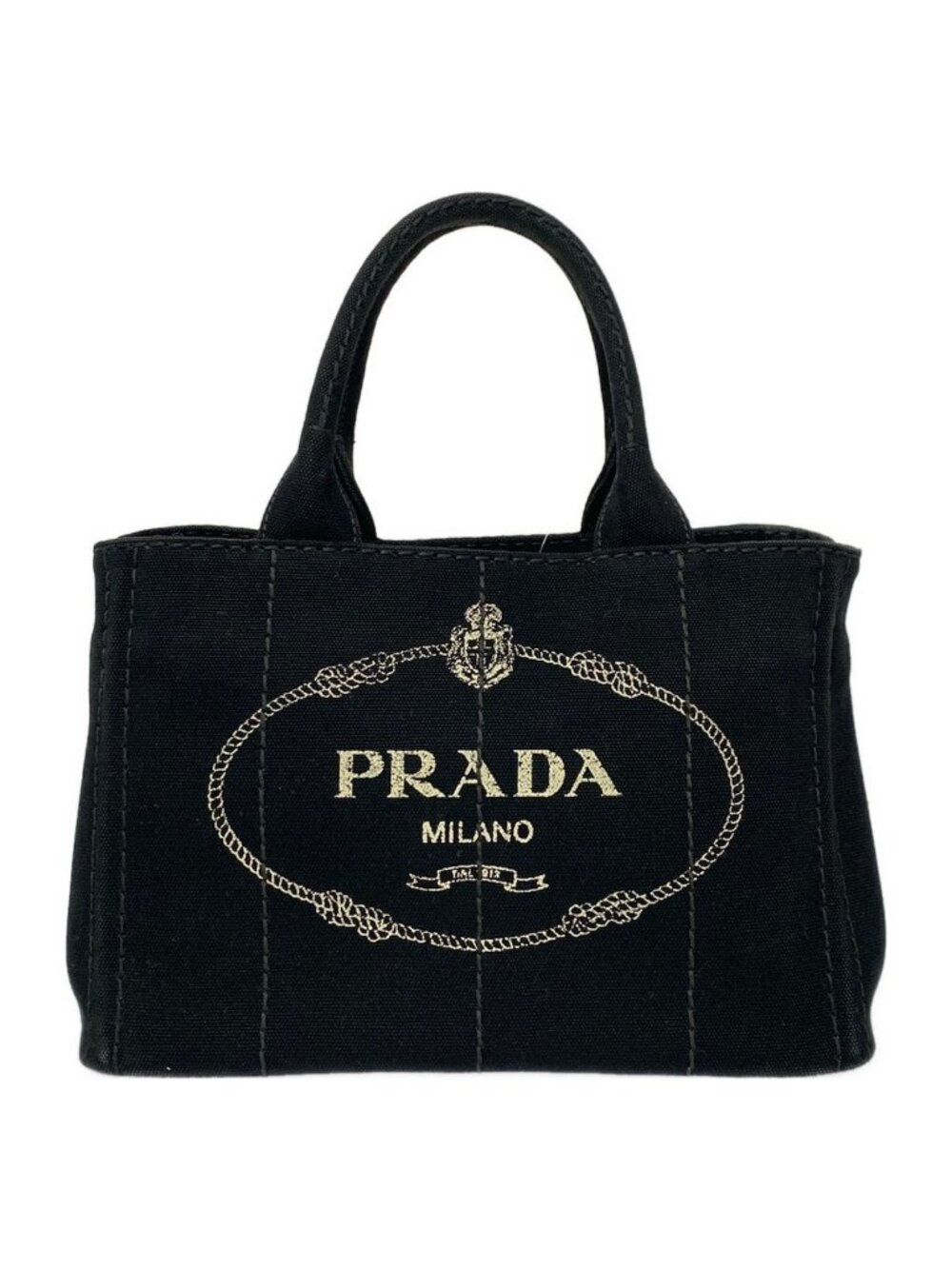 ★SOLD★ Prada Tote Canapa Black - Picture 1 of 10